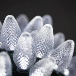 SuperBright 16 Ft. 25-Light Cool White C7 String LED Light Set 12 SuperBright 16 Ft. 25-Light Cool White C7 String LED Light Set -The Home Depot Shop wintergreen lighting christmas string lights 20339 fa 1000