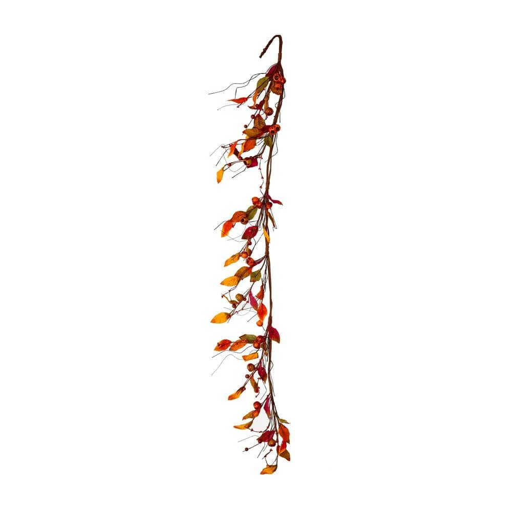 5 Ft. Fall Leaf And Pod Garland 1 5 Ft. Fall Leaf And Pod Garland