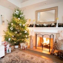 Santa's Last Stand White Steel Stand For 3 Ft. To 6 Ft. Trees 8 Santa's Last Stand White Steel Stand For 3 Ft. To 6 Ft. Trees -The Home Depot Shop yard butler christmas tree stands isls 7white 4f 1000